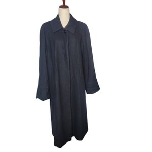 Ruby Martin Womens Long Wool Coat Size 14P